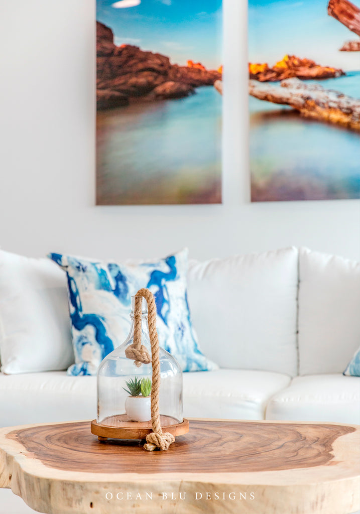 Waterfront Beach House Project - Living Room Design