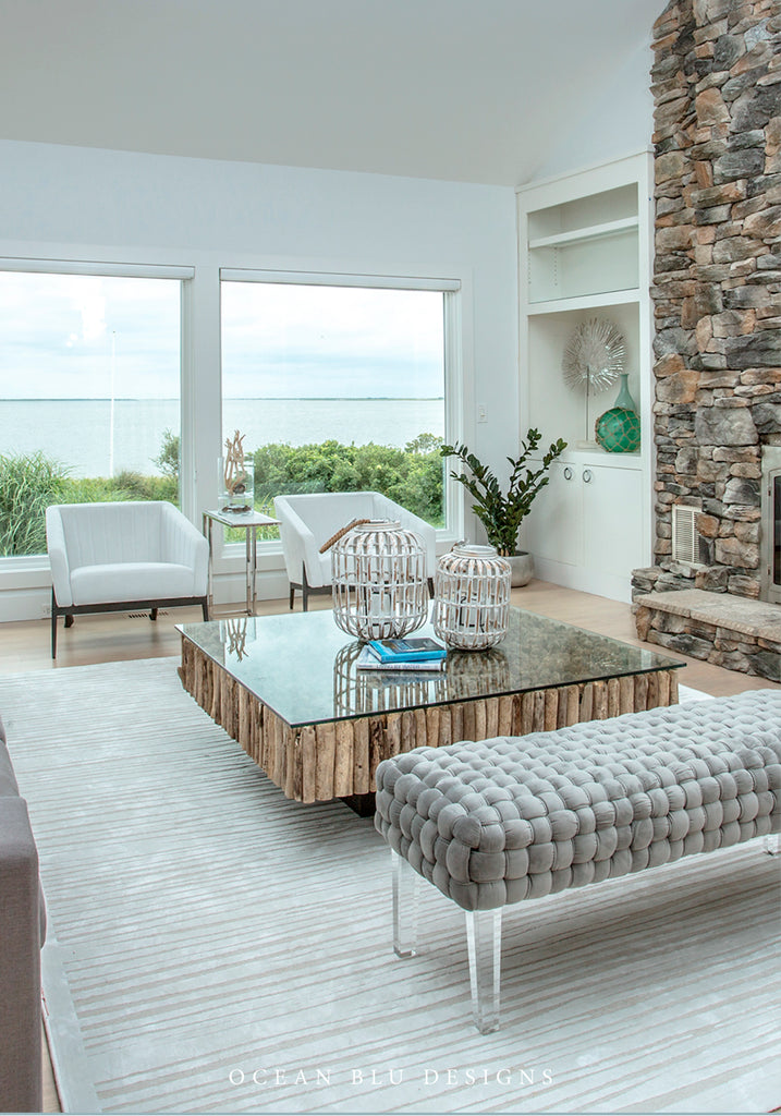 Waterfront Beach House Project - Formal Living Room