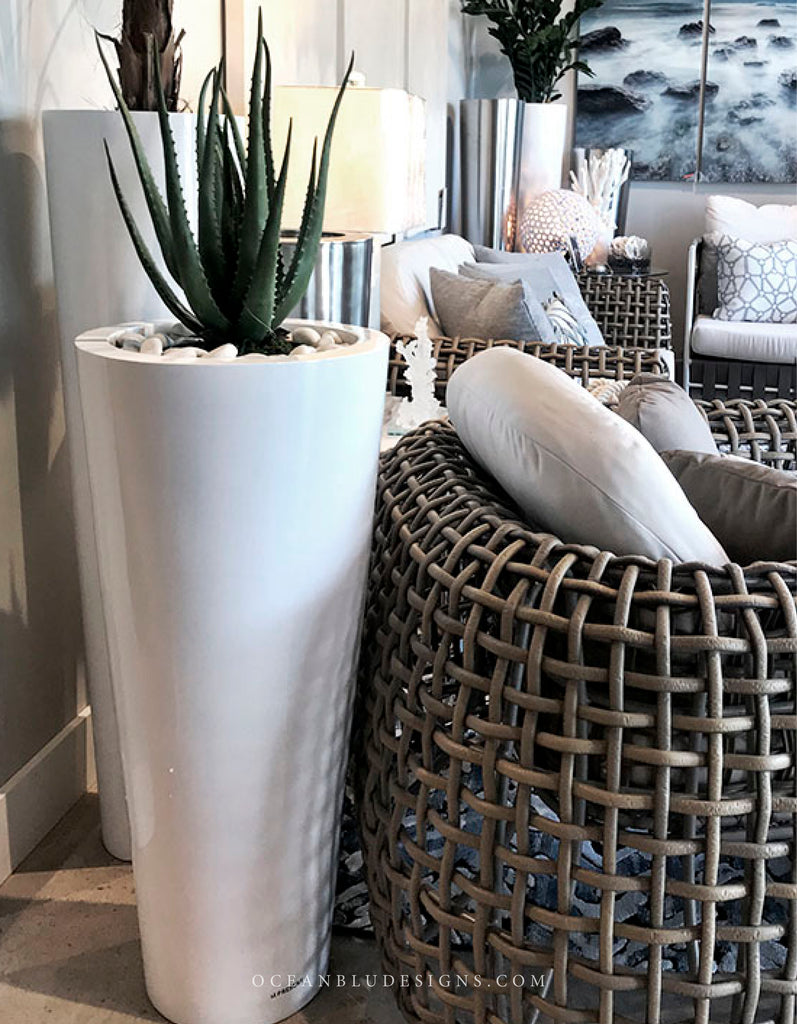 Modern Luxury - Clean + Simple Floor Planters