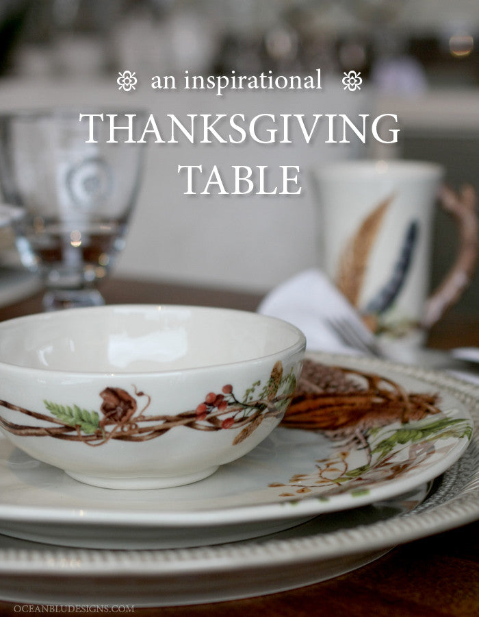 An Inspirational Thanksgiving Table