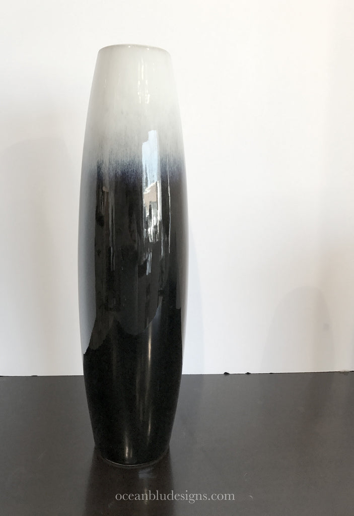 Coastal Ceramic Hand Painted Vases