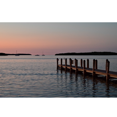 Sunset at Islamorada Fish Company, Florida Keys - Premium Collection
