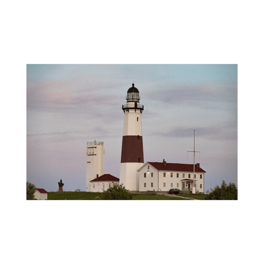 Montauk Lighthouse with Cotton Candy Sky - Classic Collection Montauk Lighthouse with Cotton Candy Sky - Classic Collection