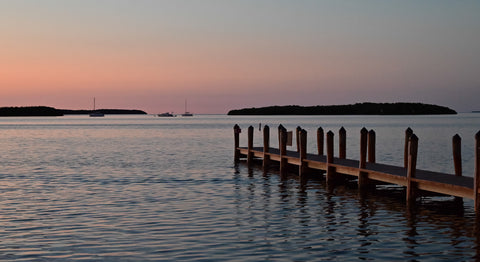 Sunset at Islamorada Fish Company, Florida Keys - Classic Collection