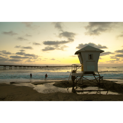 Surf and Sunset, San Diego - Premium Collection