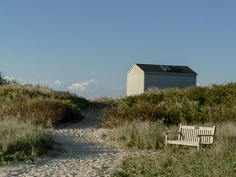 Waiting at the Bench, Montauk - Classic Collection