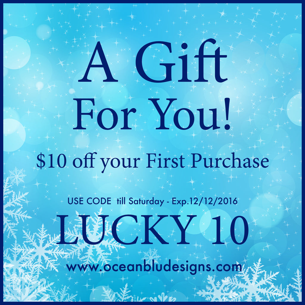 A Gift For You! Take $10 Off your First Purchase!
