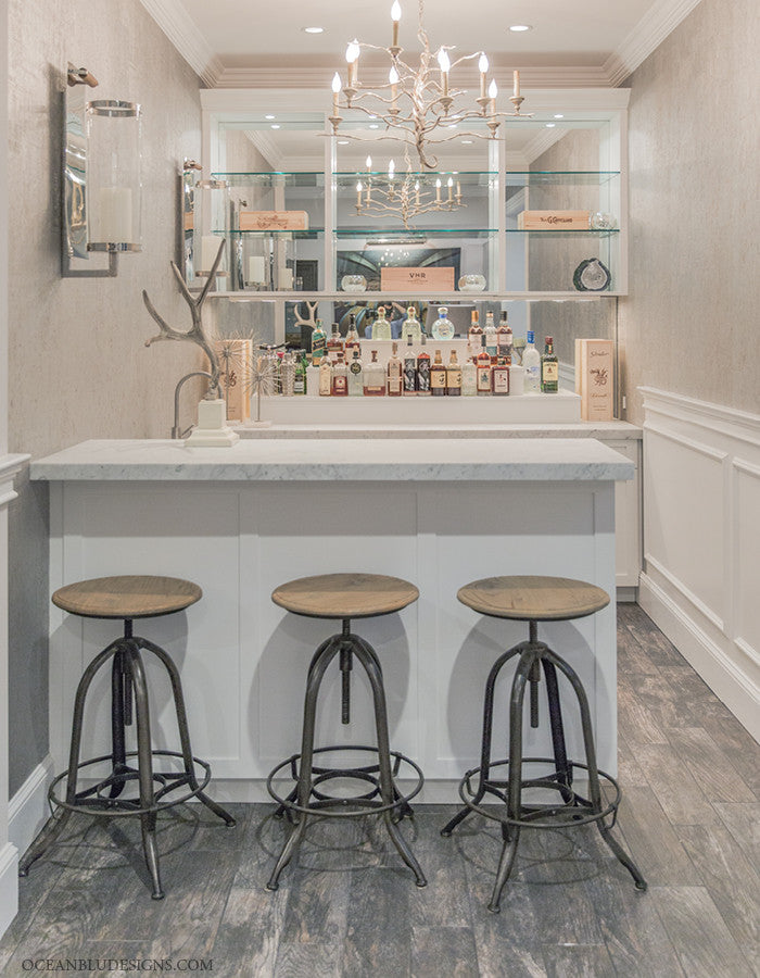 Coastal Home Design Showcase - Long Island, NY | Bar / Tasting Room & Wine Cellar