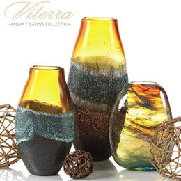 Viterra Handblown Mineral Glass Vases