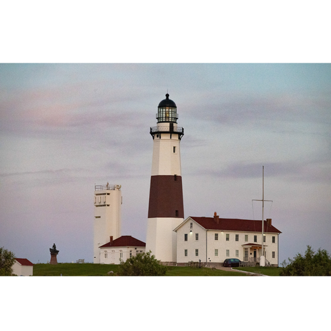 Montauk Lighthouse with Cotton Candy Sky - Premium Collection