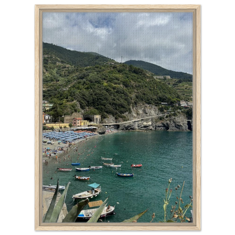 Framed Canvas - Monterosso al Mare Italy