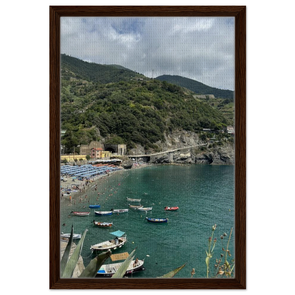 Framed Canvas - Monterosso al Mare Italy
