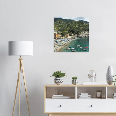 Aluminum Print Wall Art - Monterosso al Mare Italy