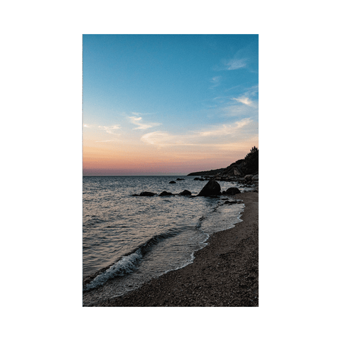 Beach at "The End" at Golden Hour - Premium Collection