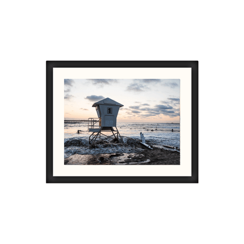 Ocean Beach & Surfers, San Diego, CA - Premium Acrylic or Metal Wall Art Collection