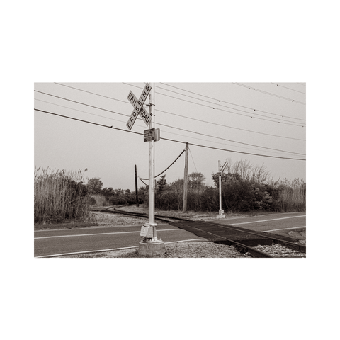 Railroad, Montauk - Black & White - Premium Collection