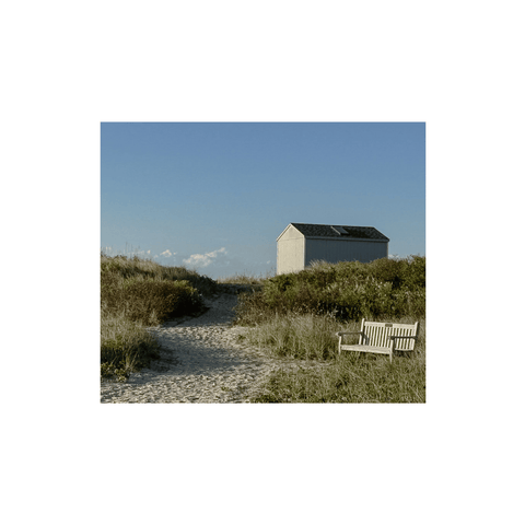 Waiting at the Bench, Montauk - Premium Acrylic or Metal Wall Art Collection
