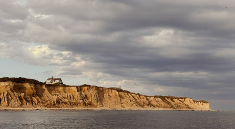 The Bluff on Cloudy Day, Montauk - Premium Acrylic or Metal Wall Art Collection