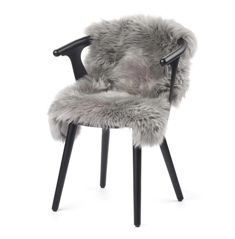 New Zealand Sheepskin Rug | 90 cm. | Light Grey