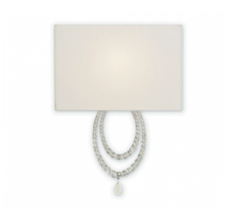 Currey & Company Sconce (Polished Nickel & Lucite) Discontinued