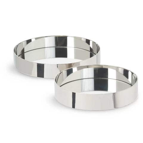 Live From Detroit 2 Piece Serving Nickel Tray Set