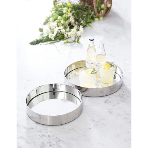 Live From Detroit 2 Piece Serving Nickel Tray Set